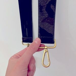 Anthropologie camouflage bag strap NWT